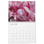 Calendrier Les pivoines du jardin (Jan 2027)