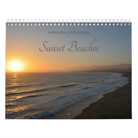 Calendrier Les plages du coucher de soleil (Protection)
