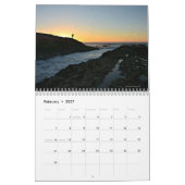 Calendrier Les plages du coucher de soleil (Feb 2027)