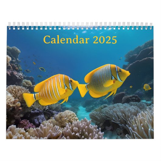 Calendrier Les poissons en mer (Protection)