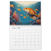 Calendrier Les poissons en mer (Jan 2026)