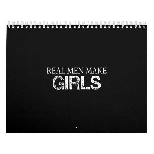 Calendrier les vrais hommes font la fille (Protection)