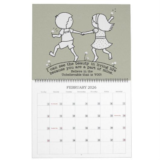 Calendrier Let 2022 Be A Time (Large) Calendar (Feb 2026)