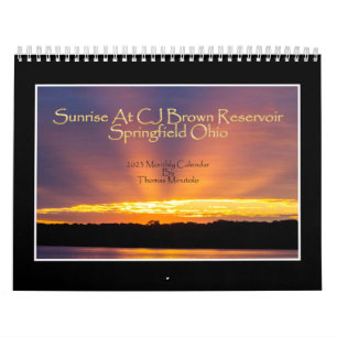 Calendrier Lever Du Soleil Au CJ Réservoir Brown 2023 Calendr