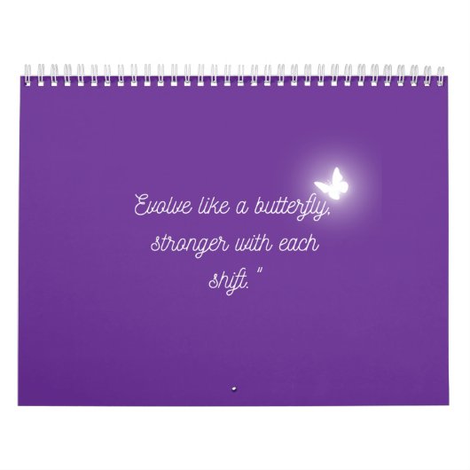 Calendrier L'évolution des papillons (Protection)