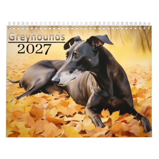 Calendrier Lévriers 2027 (Protection)