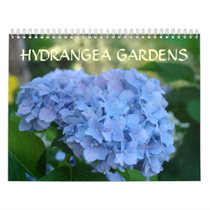 Calendrier L'HORTENSIA FAIT DU JARDINAGE des hortensias de