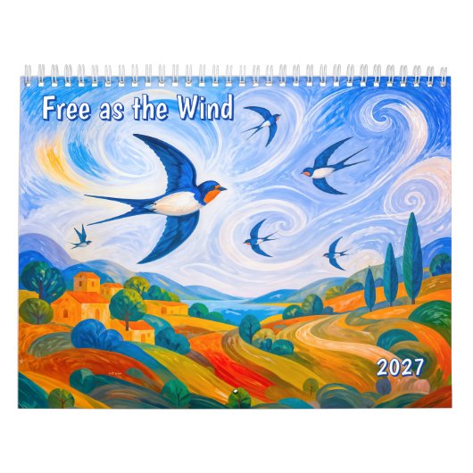 Calendrier Libre comme le vent (Protection)
