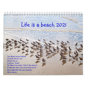 Calendrier Life is a Beach Calandar 2020