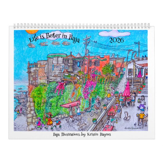 Calendrier Life is better in Baja Calendar (Protection)