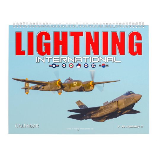 Calendrier LIGHTNING INTERNATIONAL - F-35 Lightning II (Protection)