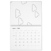 Calendrier Ligne Art, Albâtre (Mar 2026)