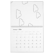 Calendrier Ligne Art, Albâtre (Jan 2026)