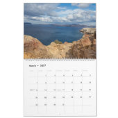 Calendrier L'île de Santorin, Grèce Photo (Mar 2027)