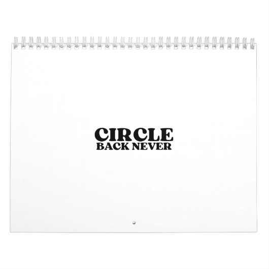 Calendrier Linear Architecture | Circle Back Never Visual  (Protection)