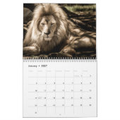 Calendrier Lion 2027 (Jan 2027)