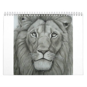 Calendrier Lion Majestueux