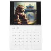 Calendrier Lions Foo Chinois #2 (Mar 2026)