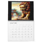 Calendrier Lions Foo Chinois #2 (Jan 2026)