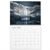 Calendrier L'Islande : Og Vatn de Ís (glace et l'eau) (Jan 2026)