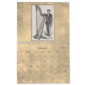 Calendrier Lithographies musiciennes - Lithographie musicale  (Feb 2027)