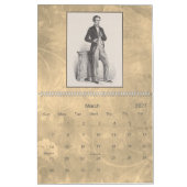 Calendrier Lithographies musiciennes - Lithographie musicale  (Mar 2027)