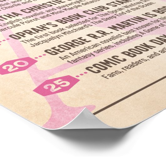 Calendrier Littéraire Affiche Septembre (Coin)