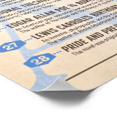 Calendrier Littéraire Janvier Affiche (Coin)