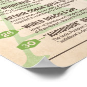 Calendrier littéraire mai poster (Coin)