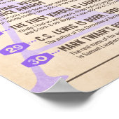 Calendrier Littéraire Poster Novembre (Coin)