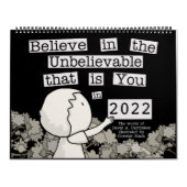 Calendrier Little Boy Arranges Words 2022 (Large) Calendar (Protection)