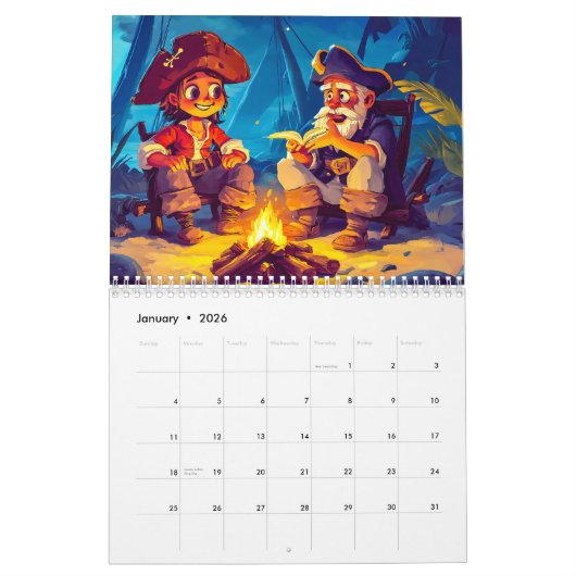 Calendrier Little Pirate’s Treasure Hunt – Adventure Calendar (Jan 2026)