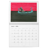 Calendrier Little Prints - Funny Newfoundland Dog Calendar (Mar 2026)