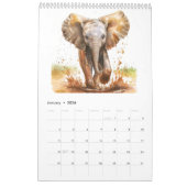 Calendrier Little Wild Ones – Baby Animals in Boho Watercolor (Jan 2026)
