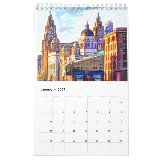 Calendrier Liverpool 2023 (Jan 2027)
