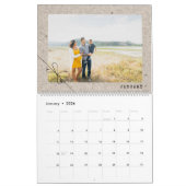 Calendrier Livraison spéciale Parcelle Famille Photo Timbre (Jan 2026)