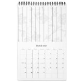 Calendrier Livre d'invité noir d'élégance (Mar 2027)