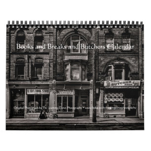 Calendrier Livres et pauses et bouchers