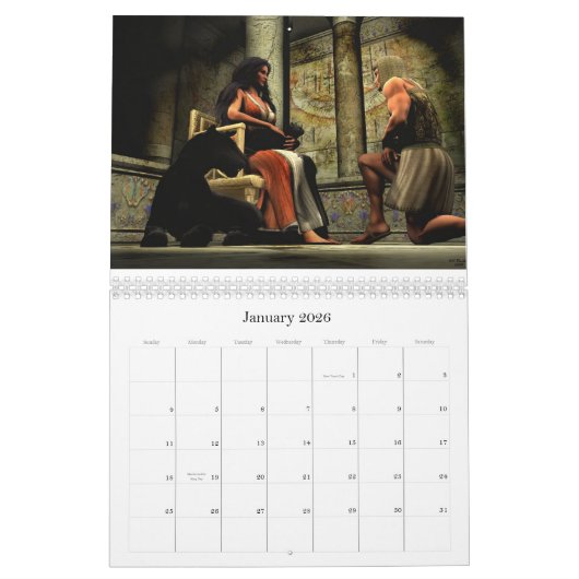 Calendrier L'oeuvre d'art de Delilah K. Stephans 2011 (Jan 2026)