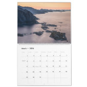 Calendrier Lofoten Norvège 2026 (Mar 2026)