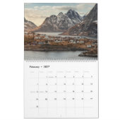 Calendrier Lofoten Norvège 2027 (Feb 2027)