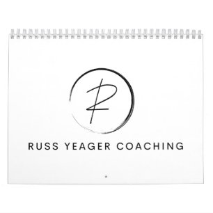 Calendrier Logo de signature de coaching de Russ Yeager