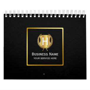 Calendrier Logo de société moderne pour le branding promotion