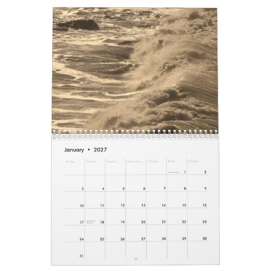 Calendrier L'Orégon (Jan 2027)