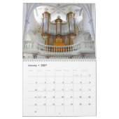 Calendrier L'orgue à tuyaux 2027 (Jan 2027)