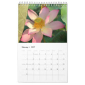 Calendrier Lotus rose (Feb 2027)
