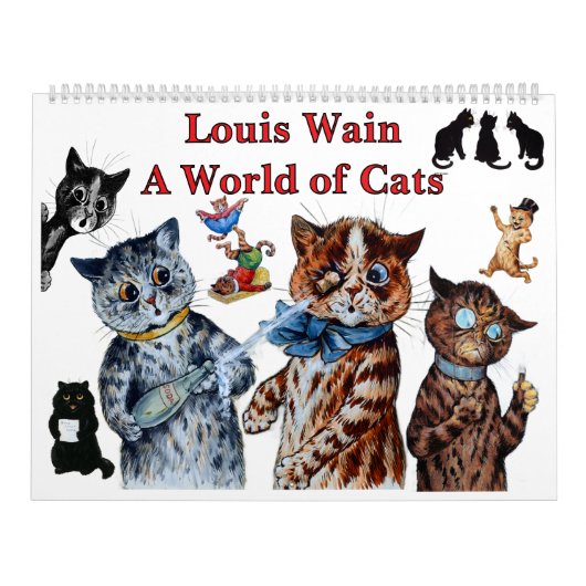 Calendrier Louis Wain - Un monde de chats (Protection)