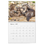 Calendrier Loutres de rivière 2026 (Feb 2027)