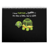Calendrier Love Turtles A Lottle. C'est comme un peu (Protection)