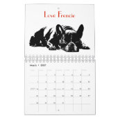 Calendrier LoveFrenchie (Mar 2027)